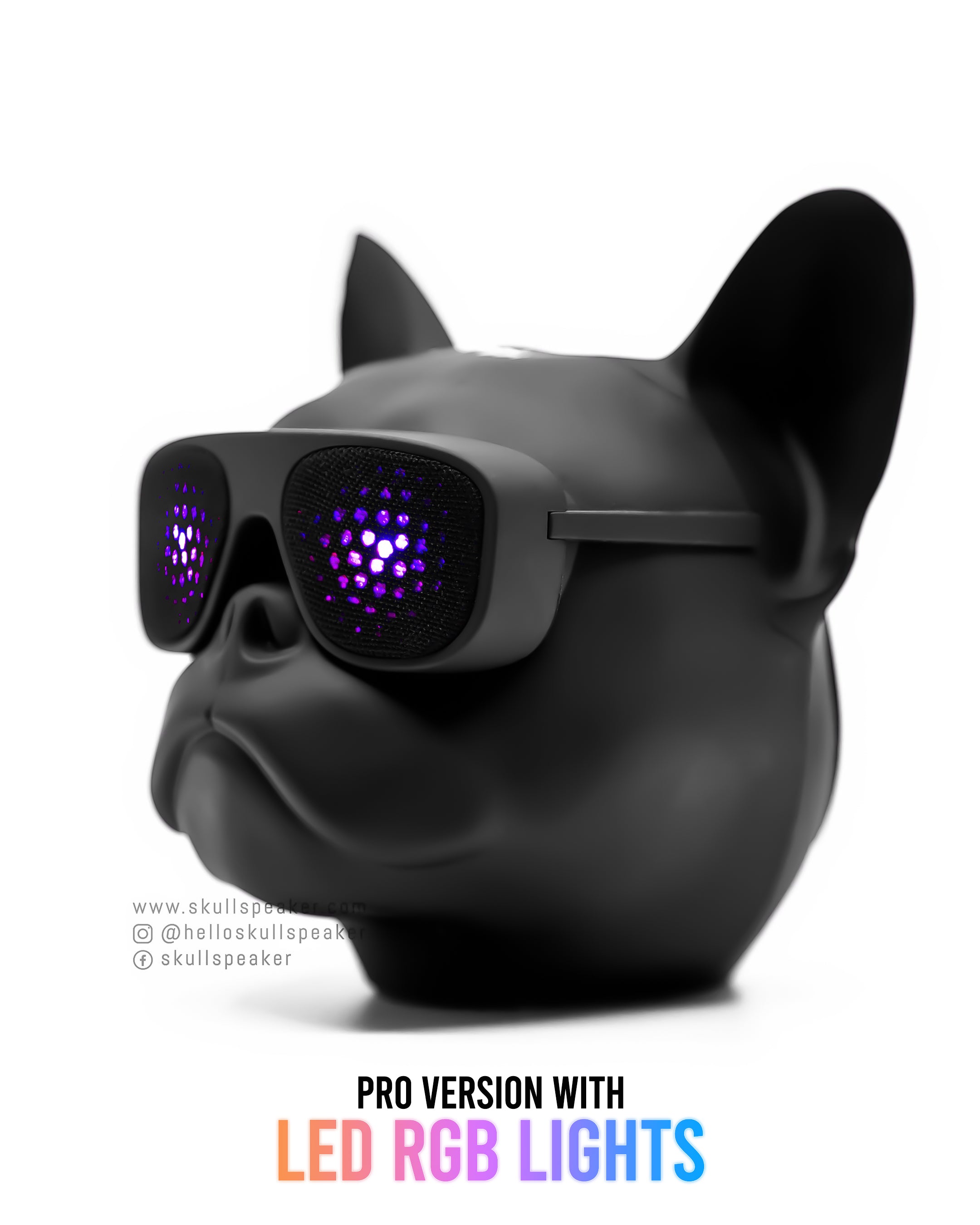 LED rgb beast dog speaker pro version with lights